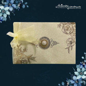 Standard Wedding Card S 46 White 2 anandaproducts